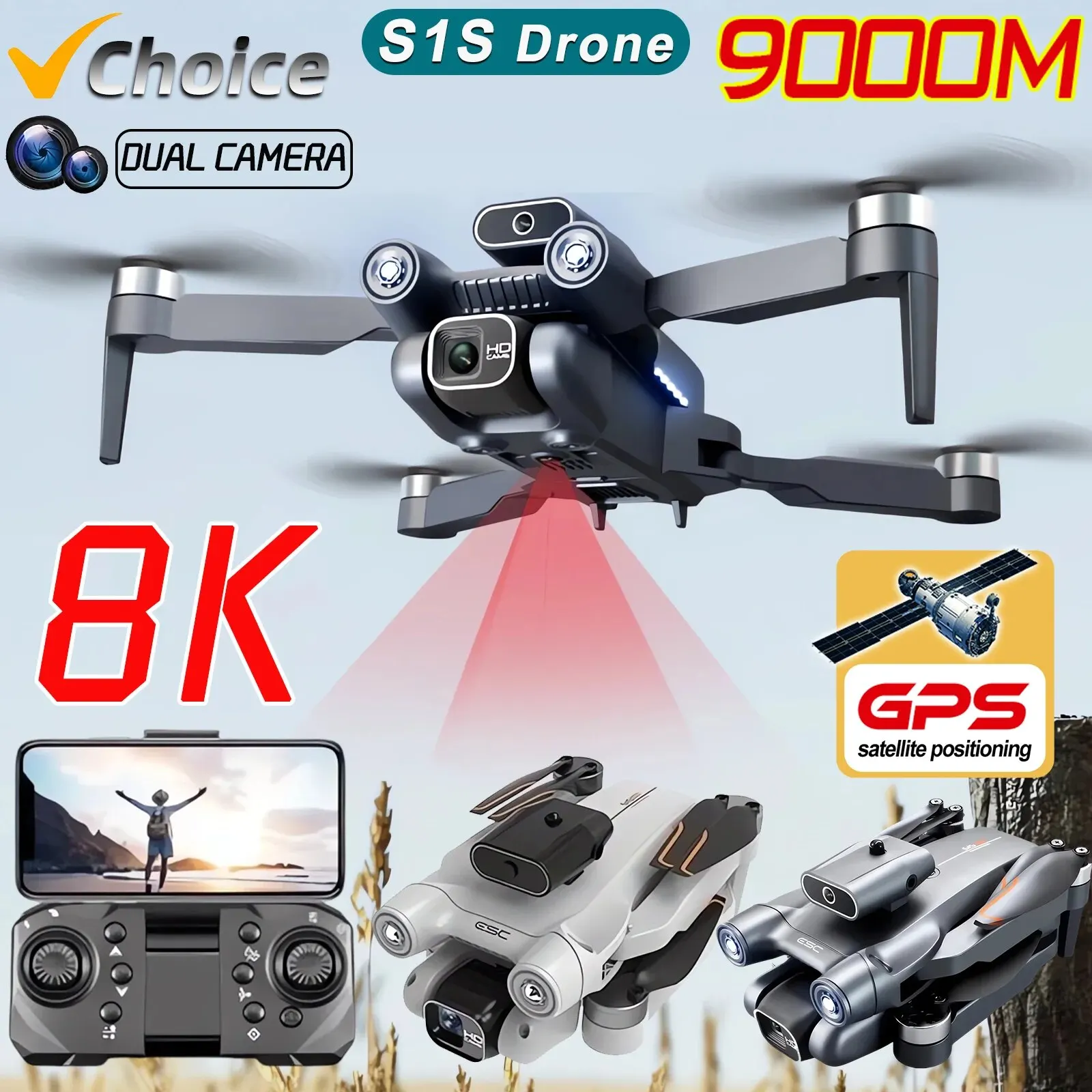 Drone Aerial Photography - طائرة بدون طيار احترافية بدون فرش