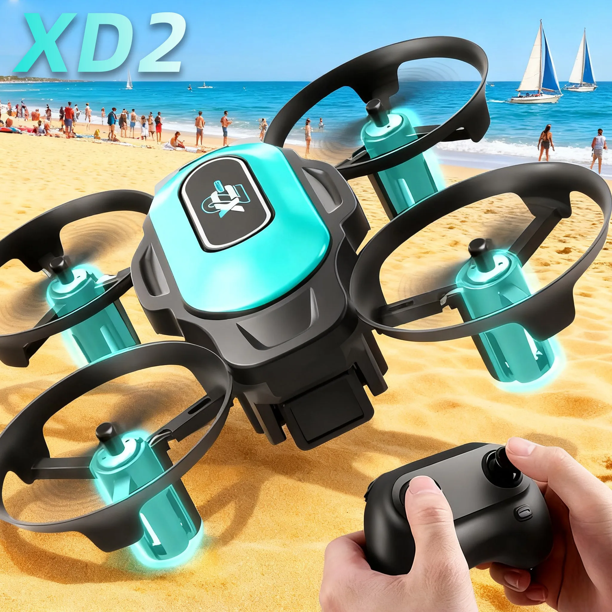 Drone Aerial Photography - طائرة بدون طيار صغيرة XD2، 360