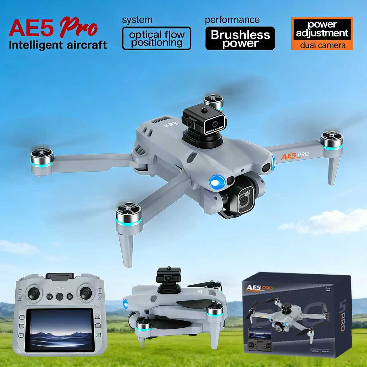 Drone Thermal Imaging - كاميرا احترافية عالية الدقة 8k للرؤية