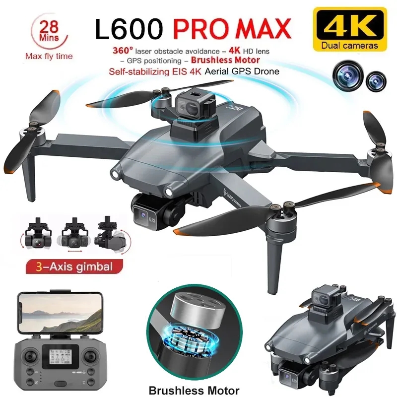 Drone Lidar - L600 PRO MAX GPS الطائرة بدون