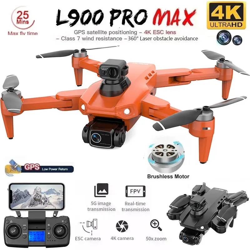 L900 Pro MAX GPS Drone 4K Prof - مراجعة Drone Surveying وسعره