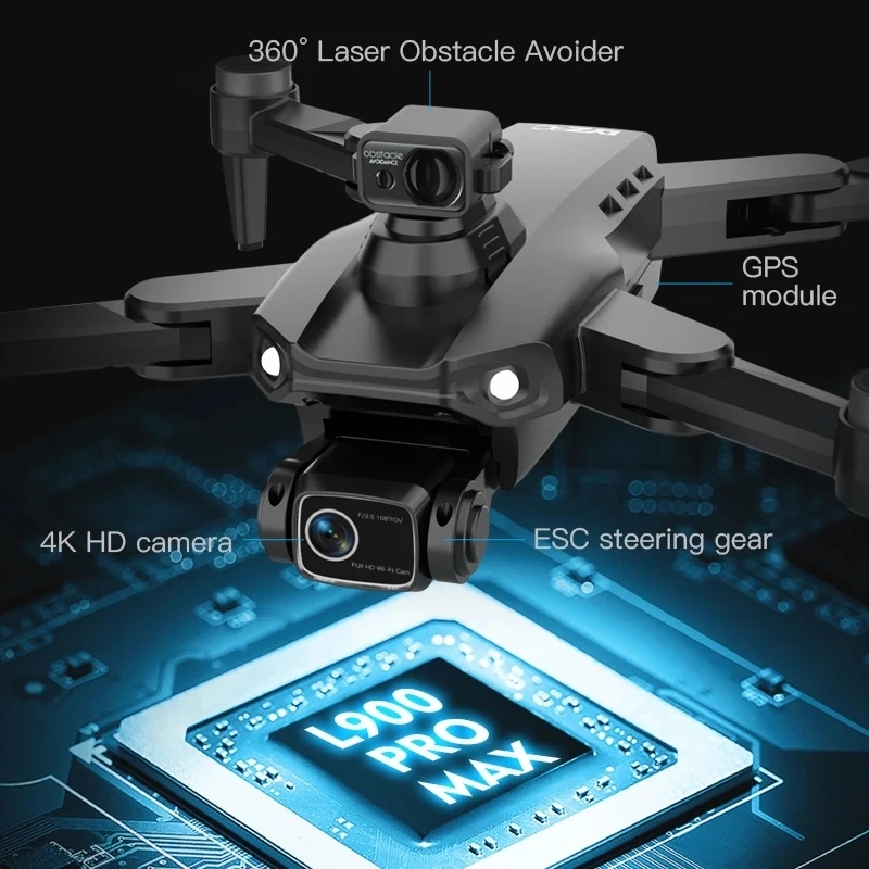 L900 Pro MAX GPS Drone 4K Prof - مراجعة Drone Surveying وسعره