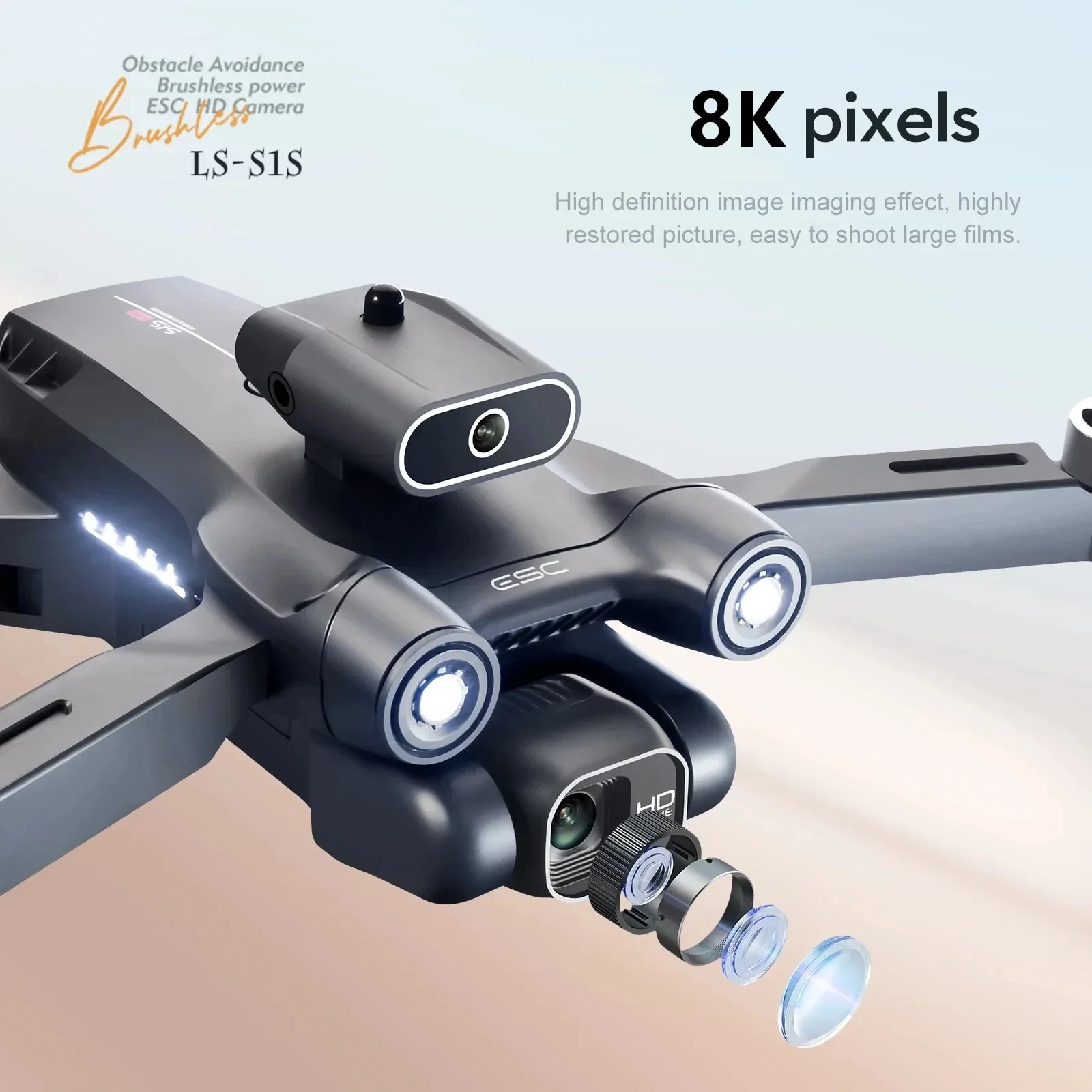 طائرة بدون طيار احترافية بدون  - مراجعة Drone Aerial Photography وسعره