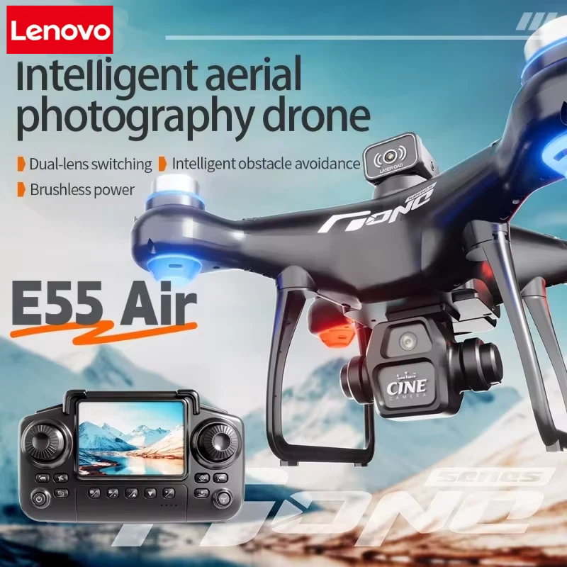 Lenovo E55 Drone Mini Dual Cam - مراجعة Drone Video Production وسعره