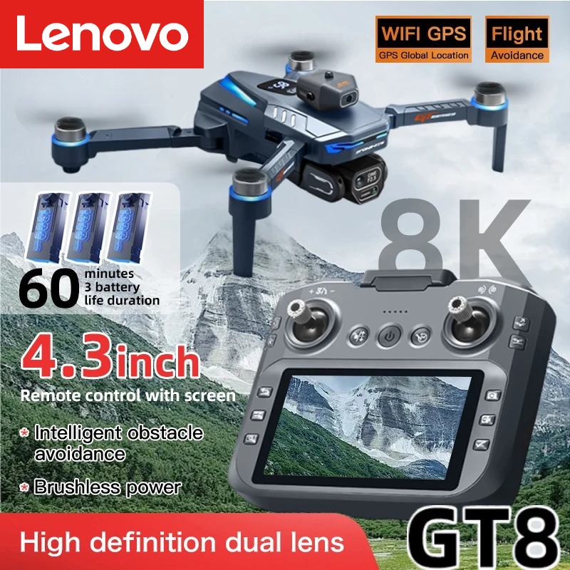 طائرة لينوفو GT8 بدون طيار احت - مراجعة Drone Multispectral وسعره