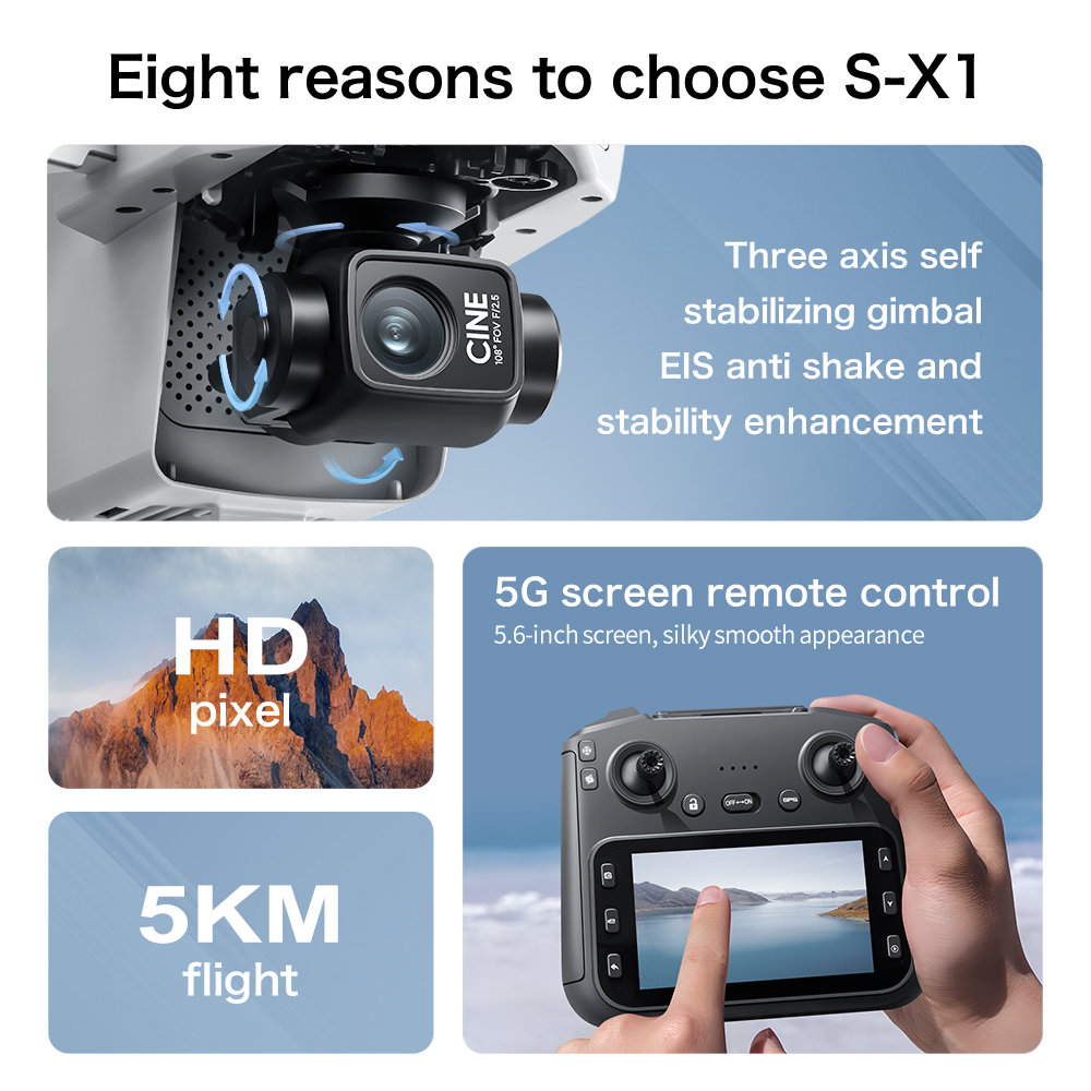 طائرة لينوفو S-X1 بدون طيار 8K - مراجعة Drone Multispectral وسعره