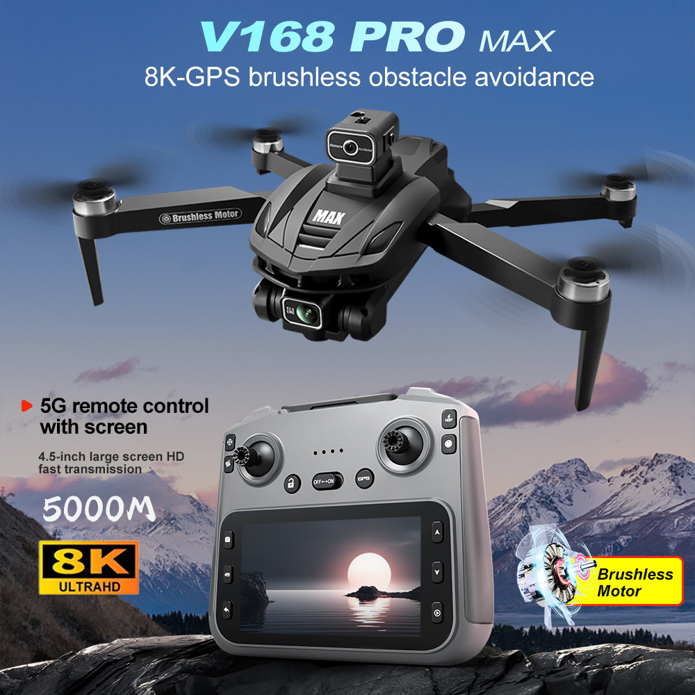 V168 PRO Max GPS Drone 8K Prof - مراجعة Drone Multispectral وسعره