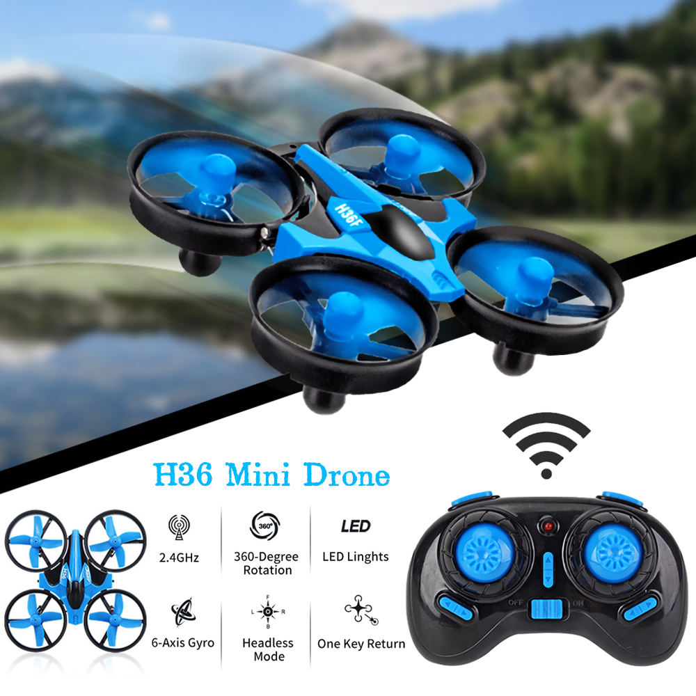 JJRC H36 Mini Rc Drone 4ch 6-A - مراجعة Drone Aerial Photography وسعره